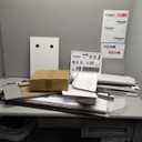 Kitchen Playset for Kids Ages 3-8, Wooden Pretend Play Kitchen with Realistic Sounds, Including Telephone, Ice Maker, Refrigerator, Dimensions: 35 H x 31 W x 12 D (Black)