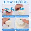 Interactive Dog Ball Toy (3.35x2.76in), 2026 Upgraded Automatic Rolling Ball with 3 Modes, USB Rechargeable, Smart Motion Pet Ball, for Small Medium Large Dogs Indoor Outdoor Play (Blue)