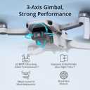 DJI Mini 4K, Drone with 4K UHD Camera for Adults, Under 249 g, 3-Axis Gimbal Stabilization, 10km Video Transmission, Auto Return, Wind Resistance, 1 Battery for 31-Min Max Flight Time, Intelligent