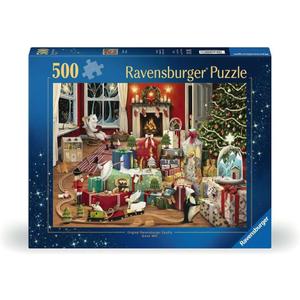 Ravensburger Enchanted Christmas 500 Piece Jigsaw Holiday Puzzle for Adults - 12000227 - Handcrafted Tooling, Made in Germany, Every Piece Fits Together Perfectly