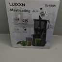 Slow Juicer Machines, 5.8" Feeding Chute For Fruits and Vegetables, High Juice Yield & Easy to Clean