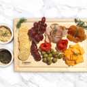 Premium Maple Wood Cutting Board - 12x8 Inches, Reversible Chopping Board for Kitchen, Cheese, and Charcuterie, Durable and Knife-Friendly