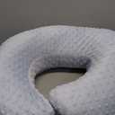 OWLOWLA Nursing Pillow Cover, Breastfeeding Pillow Slipcover Fits Nursing Pillow for Baby Boy Girl(Baby Blue)