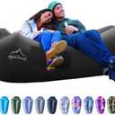 AlphaBeing Inflatable Lounger Beach Chair Accessories, Air Sofa Hammock Inflatable Couch for Camping Backyard Lakeside with Compression Sacks, Ideal Outdoor Gifts for Adults