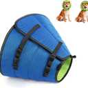 Dog Cone for Dogs After Surgery, Pet Recovery Soft Cone Callar, Pet Recovery Cone Collar Adjustable to Stop Licking Scratching Wound (L)