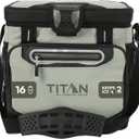 Titan Zipperless HardBody Cooler, Keeps Ice 2 Days, 16 Can