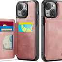 Vinich for iPhone 14 Wallet Case with Card Holder, RFID Blocking Credit Slots Kickstand Shockproof Phone Cover Fit for iPhone 14 6.1" 