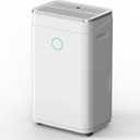 50 Pint 4500 Sq.Ft Home Dehumidifiers, 1.7 Gallon Tank Dehumidifier for Basement with Drain Hose, Auto/Quiet Sleep/Dry Mode