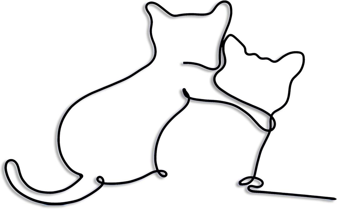 Matani Metal Dog Wall Decor | Dog & Living Room Wall Art | Minimalist Room Decor (Sleeping Labrador)