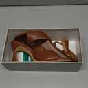 Susanny High Heels for Women Pointed Open Toe Strappy Chunky Block Heels Ankle Strap Stiletto Kitten Heeled Sandals Wedding Bridal Party Prom Sexy Dress Shoes (8.5, Dark Brown)