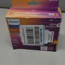 Philips LED 40W G16.5 E12 Base 2-Pack Ultra Definition Soft White (2700K) 350 Lumen (3.5W=40W) Clear Flicker Free Light Bulbs