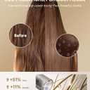 Dreame Pocket Hair Dryer - Ultra Lightweight Blow Dryer with 2 Styling Attachments, Fast Drying, High-Speed Brushless Motor, 300M Negative Ions, Low Noise, Portable for Home & Domestic Travel & Gym