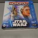 Monopoly Hasbro Gaming Star Wars Light Side Edition Board Game for Families and Kids Ages 8 and Up, Star Wars Jedi Game for 2-6 Players, Medium
