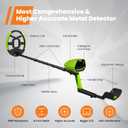 GoGonova Metal Detector for Adults & Kids, Kids Metal Detector, Waterproof Metal Detectors with High Accuracy Lightweight 8" Search Coil, All Metal & Disc Modes for Junior & Youth Gold Detector