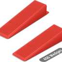 400 Pcs Reusable Tile Leveling System Wedges Suitable for 1/8" spacers, 1/16" spacers, 1/32" spacers Tile Installation
