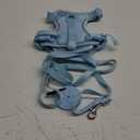 Petmolico Dog Harness for Small Dogs, Cute Harness Vest with Two Leash Clips and Soft Handle, Reflective Easy Walk Puppy Vest - Light Blue, Small
