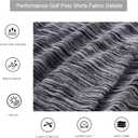 Alex Vando Mens Golf Shirt Moisture Wicking Quick-Dry Short Sleeve Casual Polo Shirts for Men (6 Years, Black)