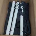 Y- STOP Hammock Chair Hanging Rope Swing Chair, Max 500 Lbs, 2 Seat Cushions Included, Removable Steel Spreader Bar with Anti-Slip Rings, Hardware kit-for Indoor Outdoor(Dark Grey) pcs