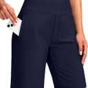 Viodia Women's 9" Long Swim Shorts Modest Swimsuits Bathing Suit Knee Length Bermuda Board Shorts for Women with Pocket (X-Large, Navy)