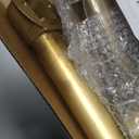 Black Tubular Tub Drain Kit 1-1/2" Brass Pipe with Tip-Toe Bathtub Drain Stopper, Touch-Toe Bath Plug Waste and Overflow, Welsan Assembly Replacement Set(Matte Black)