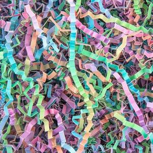 Caleihd 1/2 LB Crinkle Cut Paper Shredded Filler Paper for Gift Baskets Gift Box Confetti Shreds Decoration Stuffing for Birthday, Weddings, Anniversaries, Christmas Wrapping Multi-color
