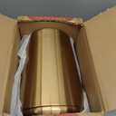 10 L/3 Gallen,Gold Small Trash Can for Bathroom,Brushed Stainless Steel Garbage Can with Flipping Lid,for Bathroom,Living Room,Bedroom,Hotel,Conference Room(Gold)