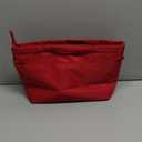 Handbag Purse Tote Pocketbook Organizer Insert Zipper Closure 11 Pockets Red