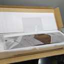 HOMEFORT 10-Tier Vertical Shoe Rack, Corner Shoe Tower, Slim Shoe Organizer with Two Hanging Hooks, Wooden Shoe Storage Stand for Entryway, Hallway, Closet, Rustic Brown (11.02"D x 11.02"W x 62.2"H)