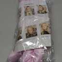 Leaf & Bloom Co. Heatless Hair Curler (Black, Large) Pack of 2