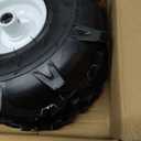 11x4.00-4" Tiller Tire and Wheel, 3/4" Axle Size, 3-1/8" Centered Hub, Compatible with Craftsman & Troy-Bilt Tiller Replacement, 2 Pack-11x4.00-4