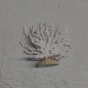 Colorful Coral Reef Decor, Mini Faux Coral Decor for Aquarium Decorations, 6.5x5.83inch (White)