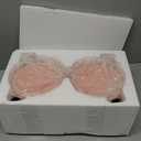 Elevated Ceramic Dog Bowl Set - Raised Dog Bowls with Non-Slip Bamboo Stand - Dog Food and Water Bowl Set - Double Dog Feeding Bowls - Suitable for Dogs - 28.74 OZ - 3.6 CUPS - 850 ML (Pink)