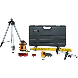Johnson Level & Tool 40-6517 Self-Leveling Rotary Laser System, 29 x 7", Red, 1 Kit