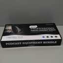 Podcast Equipment Bundle, BM-800 Recording Studio Package with Voice Changer, Live Sound Card - Audio Interface for Laptop Computer Vlog Living Broadcast Live Streaming YouTube TikTok (AM100-V8)