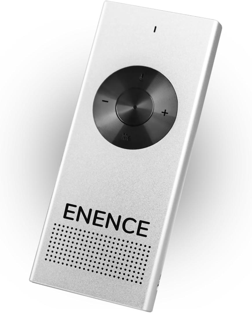 Enence PRO Language Translator Device, Real-Time Voice Translation, Instant Pocket AI Translator Device, Support 60+ Languages. Traductor for Business, Study Travel traductor de Ingles espaol