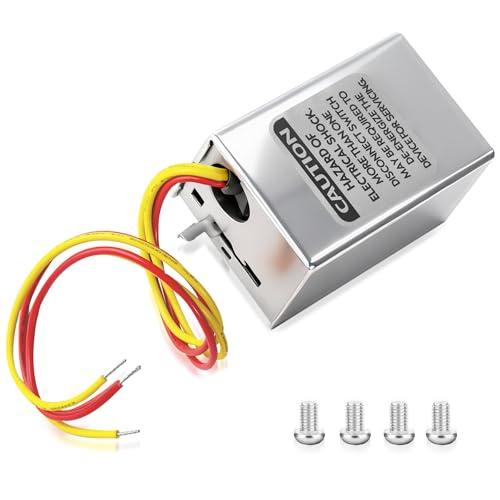 Lynvire Zone Valve Compatible with Honeywell Zone Valve v8043e1012, 40003916-026 Power Replacement Head, 40004850-001 (Lid Model) 2-Way 4-Wire, Normally Closed 24Vac 50/60Hz 18" Leads with End Switch