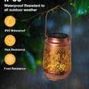 Mothers Day Gifts for Mom, Solar Lanterns Outdoor Waterproof Hummingbird Garden Decor Birthday Gifts for Women Mom Grandma Sister Solar Lights Outside Decorations for Backyard, Patio, Porch