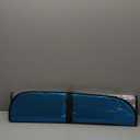 Car Windshield Sunshade-Thicken 5-Layer Bubble Block Heat and Sun UV Rays,Front Windshield Sun Shade,Sun Visor for Car- Keeps Your Vehicle Cool - 58 x 27.5 Inch (Blue)
