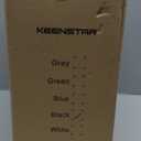 KEENSTAR 3.5Bar Espresso Machine with Milk Frother, 800W Compact Espresso and Cappuccino Machine with Preheating Function, 4 Cup Espresso Maker for Cappuccino or Latte, Gift for Coffee Lover (Black)