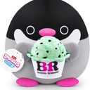 Snackles Series 2 Penguin & Baskin-Robbin 14 Inch Plush by ZURU, Ultra Soft Plush, Collectible Plush with Real Licensed Brands, Stuffed Animal, Giftable