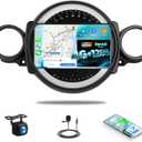 SIXWIN 4G+128G Andriod Car Radio for BMW Mini Clubman R55 / Mini Cooper R56 2007-2013 with CarPlay Android Auto 9 Inch Incell Touch Screen with GPS Navigation WiFi Backup Camera Mic