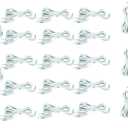 2mm Electrode Wires Cable for TENS Machine Connector Lead Wires,Unit Lead Wires for TENS Electrodes-Pin Electrode Wires-1 to 2,20PCS/Bag (20)