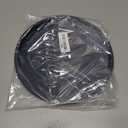 Silicone Bathroom Tray Round Vanity Tray Decorative Soap Holder Kitchen Countertop Organizer Coffee Table Decor for Candle, Perfume, Plant, 10 Inch, Dark Blue