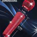 Mr.Power Steel Mesh Microphone Heads + Sparkle Mic Handheld Decorative Sleeves