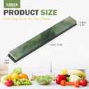 Premium Knife Sharpening Stones Set – 5000 Grit Black Stone, 8000 Grit White Natural Stone, 10000 Grit Green Natural Stone – Compatible with XARILK Sharpening Systems