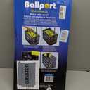 Tourna Ballport Tennis Ball Hopper Holds 80 Balls Durable and Lightweight Blue, One Size