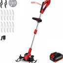Brushless Weed Wacker & Edger & Lawn Mower Cordless, with 4.0Ah Battery, 3-in-1 Battery Powered Brush Cutter, Charger Included(4.0AH Battery)