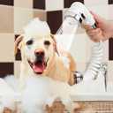 ZCONIEY Sink Faucet Sprayer Attachment, Shower Head Attaches To Tub Faucet, Dog Bathing Hose Shower Set for Laundry Bathroom Kitchen