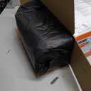 Inflatable Sofa Bed for Camping, Pool Float Couch Outdoor Mattress Bed with Armrest, Full Size, Black