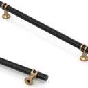 Asidrama 10 Pack 12.6 Inch(320mm) Brushed Satin Nickel and Champagne Bronze Kitchen Cabinet Handles, Cabinet Pulls Kitchen Cabinet Hardware Cupboard Handles Drawer Pulls